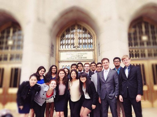 The University of Pennsylvania took home Outstanding Large Delegation honors. (Photo Courtesy of Akhilesh Goswami)