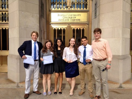 The Duke University team took home Outstanding Small Delegation honors.
