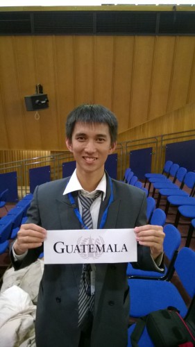 Reinhardt Graciano Rongre, representing Guatemala at UNESCO Committee at LIMUN 2014
