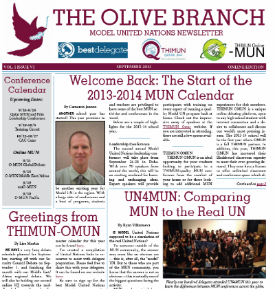 Middle-East-MUN-Newsletter-2013-09-September-Thumbnail