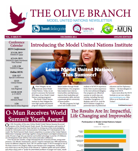 December 2014 Olive Branch