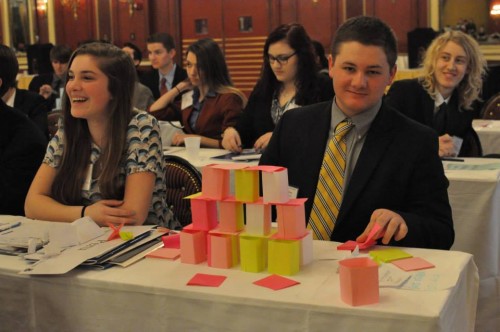 Delegates received a lot of notes during the weekend