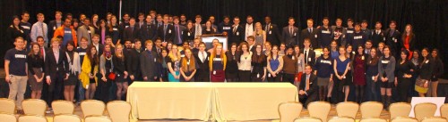 The CIMUN X staff worked tirelessly to make the conference happen!