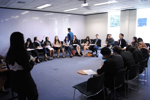 One of the committee session at Jakarta MUN
