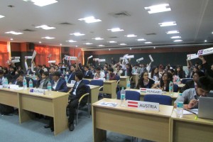 Responsive delegates at the HGA - Photo Credit: Shaurya Chopra