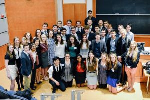 After closing ceremonies, the staff of UNCMUNC 2015 pose for one last picture.