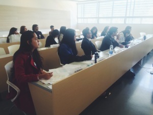 UN Women delegates debating on the use of gender quotas.