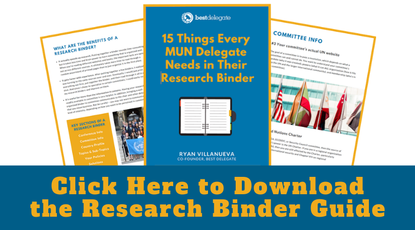 research binder meaning