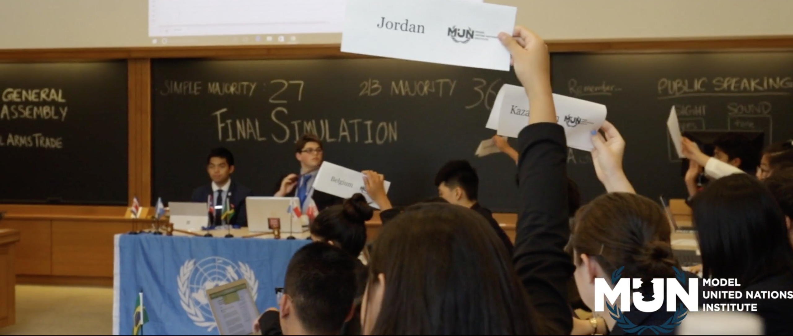 Students during final simulation